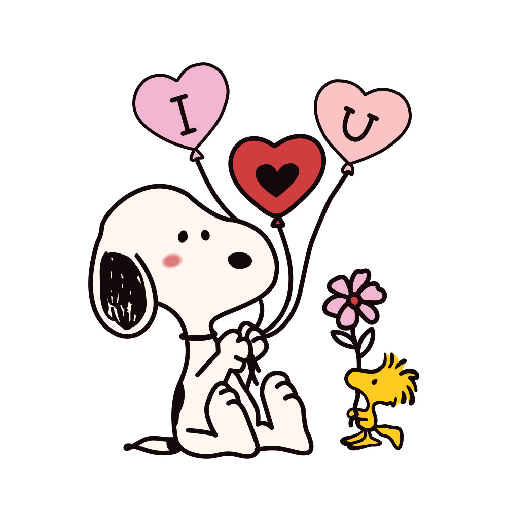 Peanuts Snoopy and Woodstock Sticker – Aesthetic Vinyl 4.2" W x 5" H