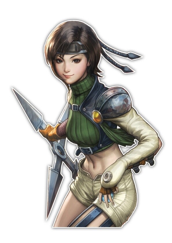 Final Fantasy VII Yuffie Kisaragi Anime JDM Anime Car Window Decal Sticker 001
