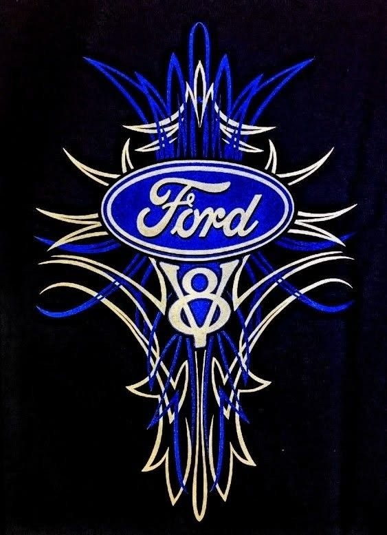 Colorful Ford V8 Sticker Decal Car Truck Wall Mirror Phone Tumbler Bumper Window