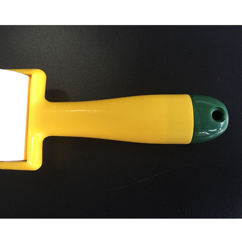 1Pcs Wall Paper Roller Plastic DIY Tool Yellow for Seam and Sticker Application