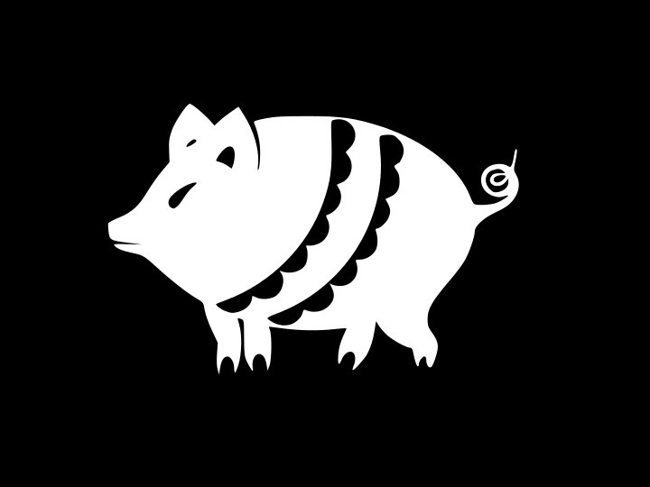 CHINESE ASTROLOGY PIG Vinyl Decal Car Sticker Wall Truck CHOOSE SIZE COLOR