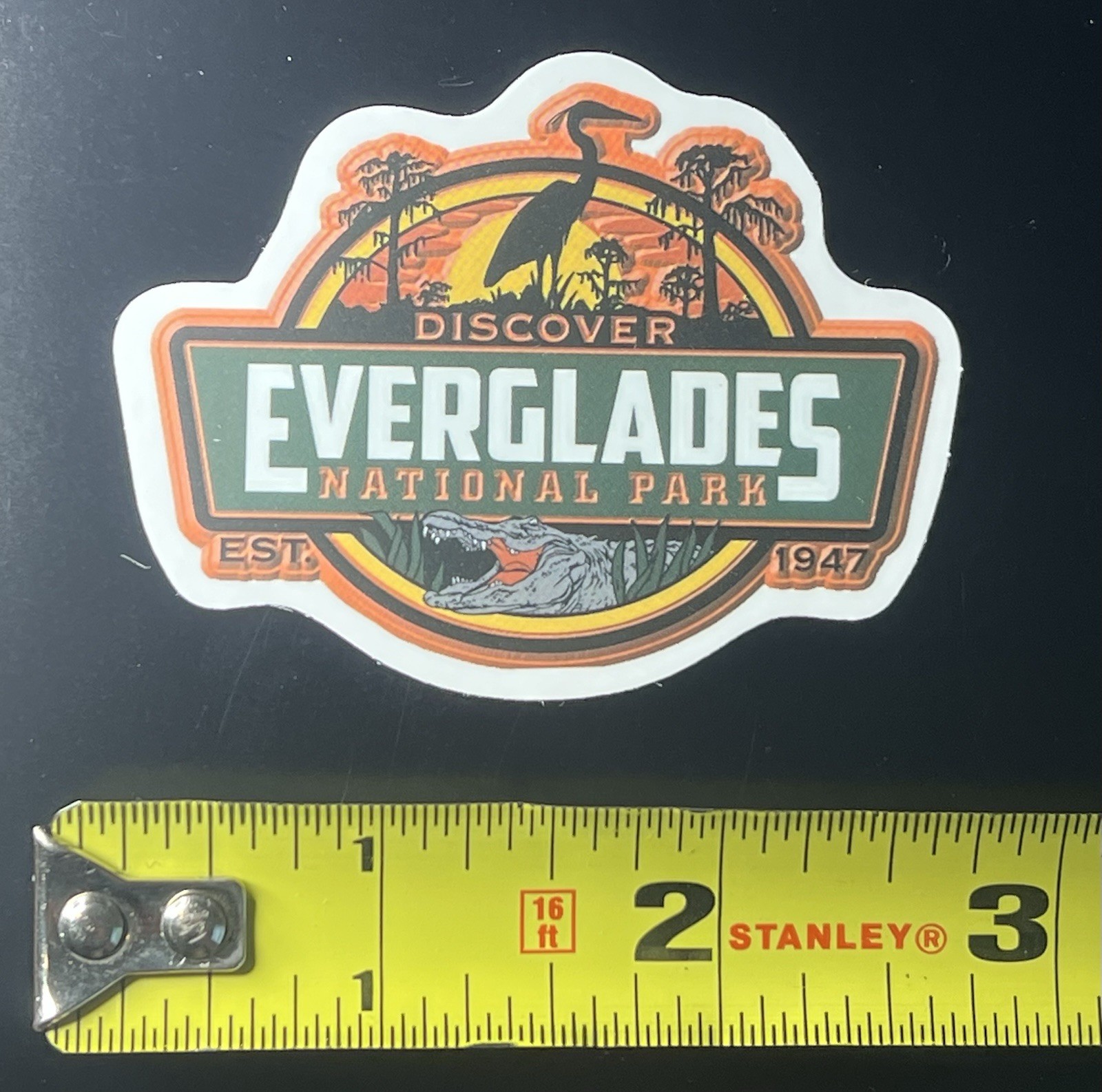 EVERGLADES NATIONAL PARK FLORIDA SMALL STICKER DECAL NPS VACATION ALLIGATOR IBIS