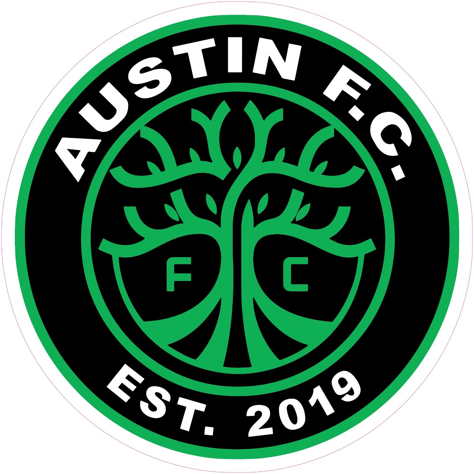 Austin FC Soccer Vinyl Decal Sticker Car Truck Bumper Laptop Mug Tumbler Window