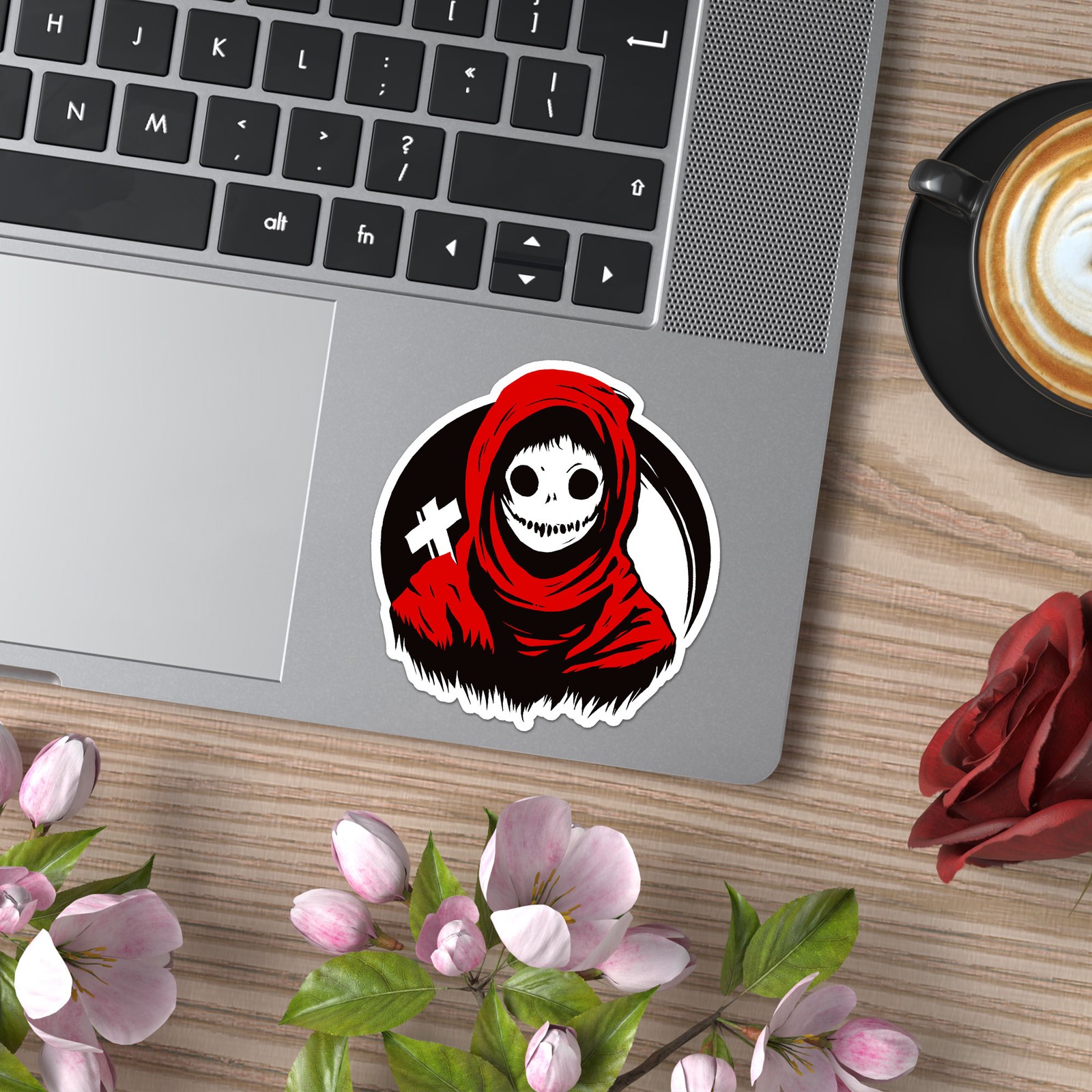 Death Grim Reaper – Vinyl Decal Sticker – Car Window Laptop – ebn12701