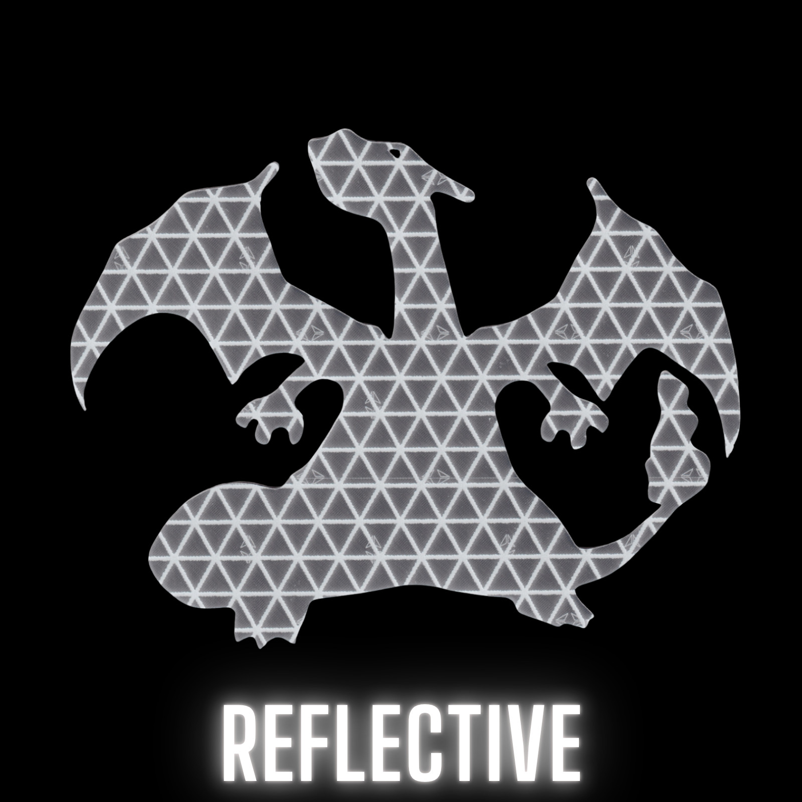 Charizard Reflective Decal Pokemon Reflector Sticker for Car Bike Helmet Mailbox