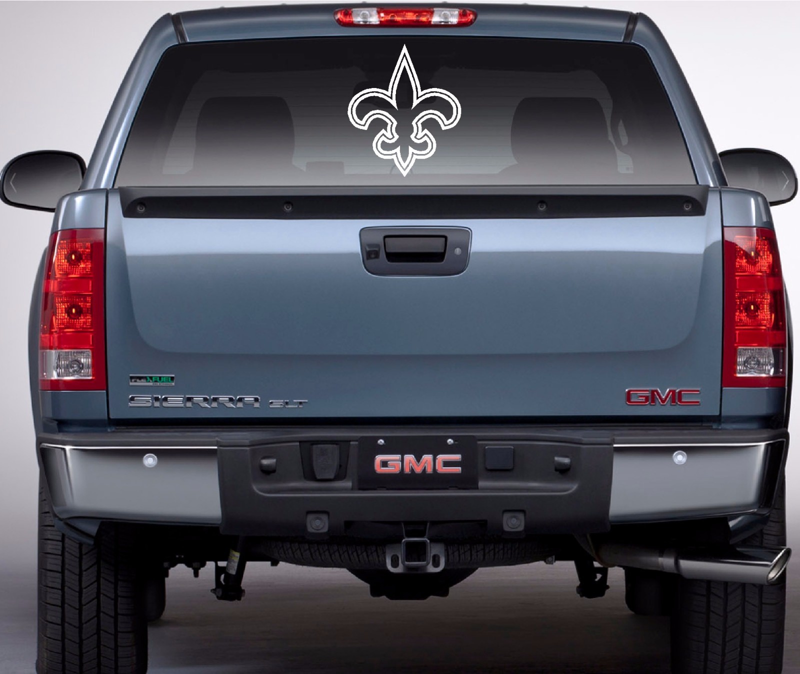NEW ORLEANS SAINTS FLEUR DE LIS VINYL DECAL LA LOUISIANA , 1 SET OF 2
