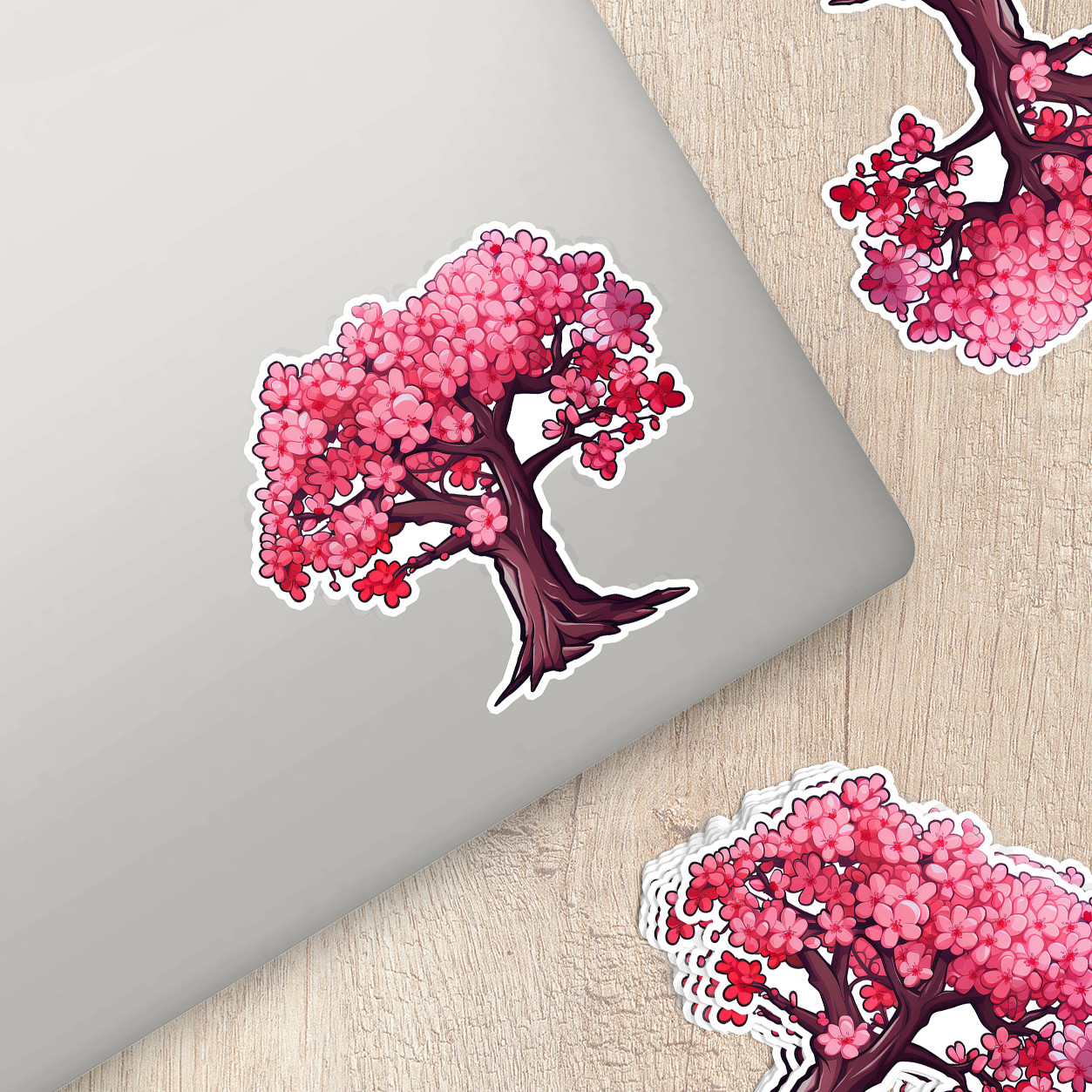 Cherry Blossom Vinyl Sticker – Embrace Nature's Beauty Anywhere You Go!