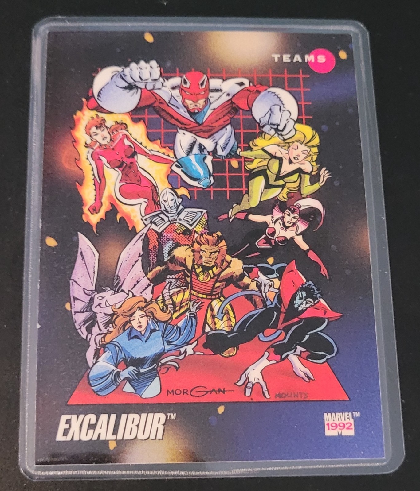1990's Impel Marvel Universe Teams Fridge/Locker/Cabinet Laminated Magnet X-MEN