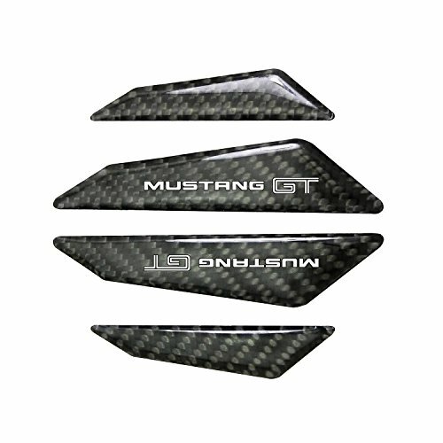 Ford Mustang GT Real Black Carbon Fiber Door Edge Guard Decal