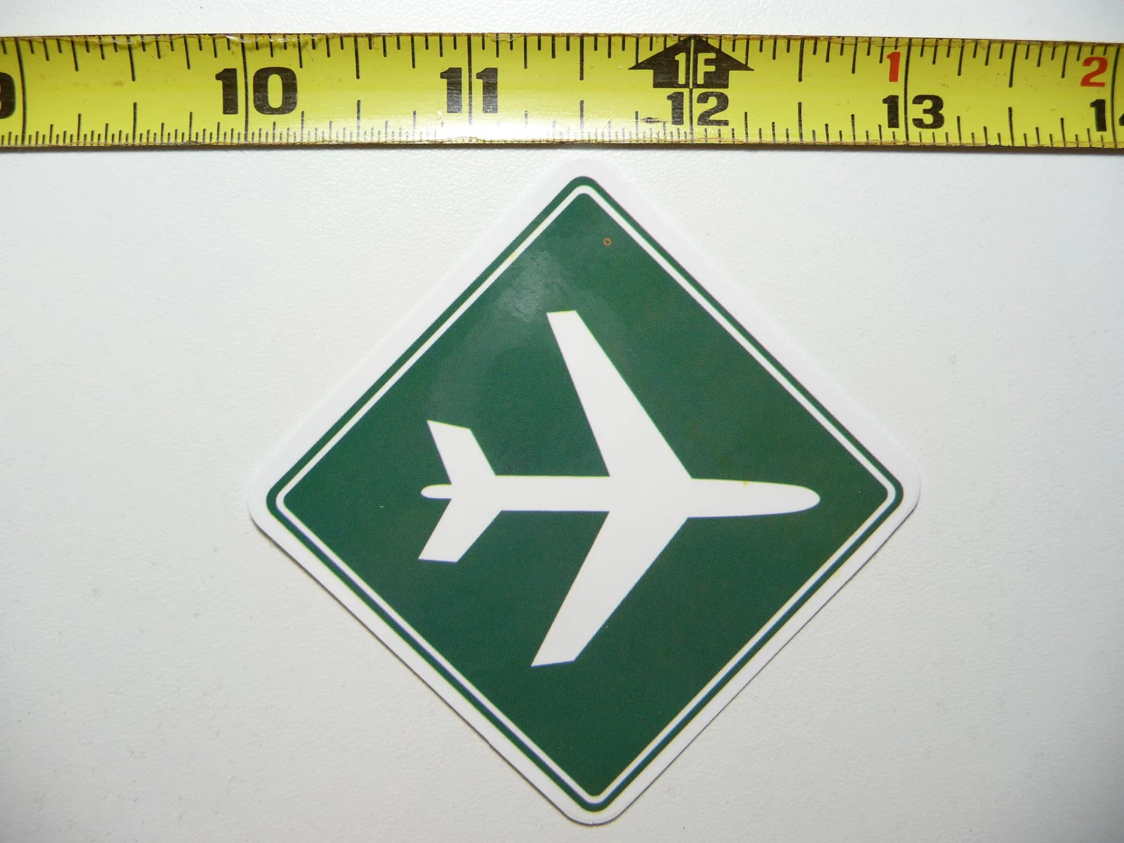 AIRPLANE FLIGHT PATH ZONE SMALL STICKER DECAL FUN FUNNY SCRAPBOOKING NOVELTY