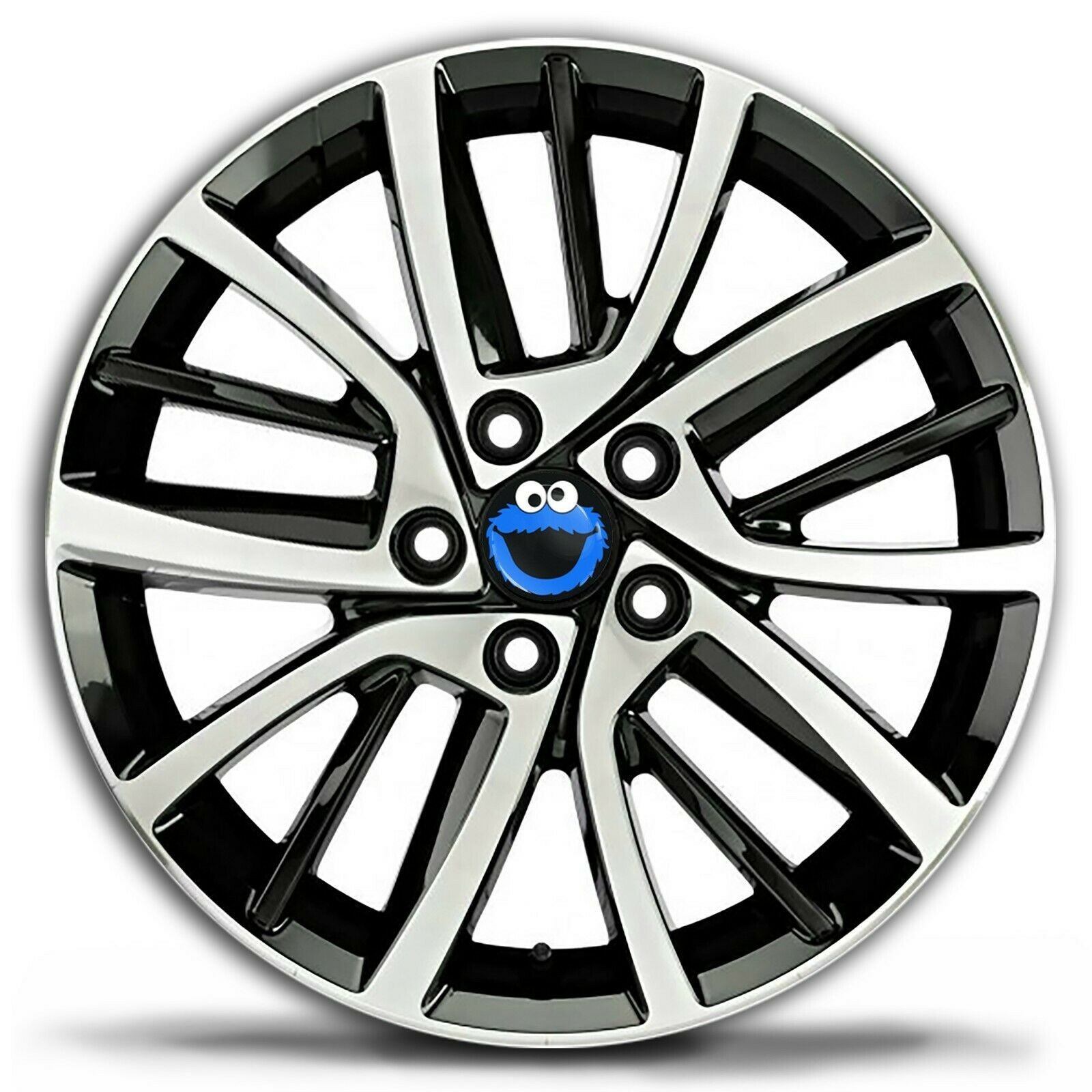 3D Domed Wheel Center Stickers – Centre Cap Gel Decals – Made in EU | A 58 X