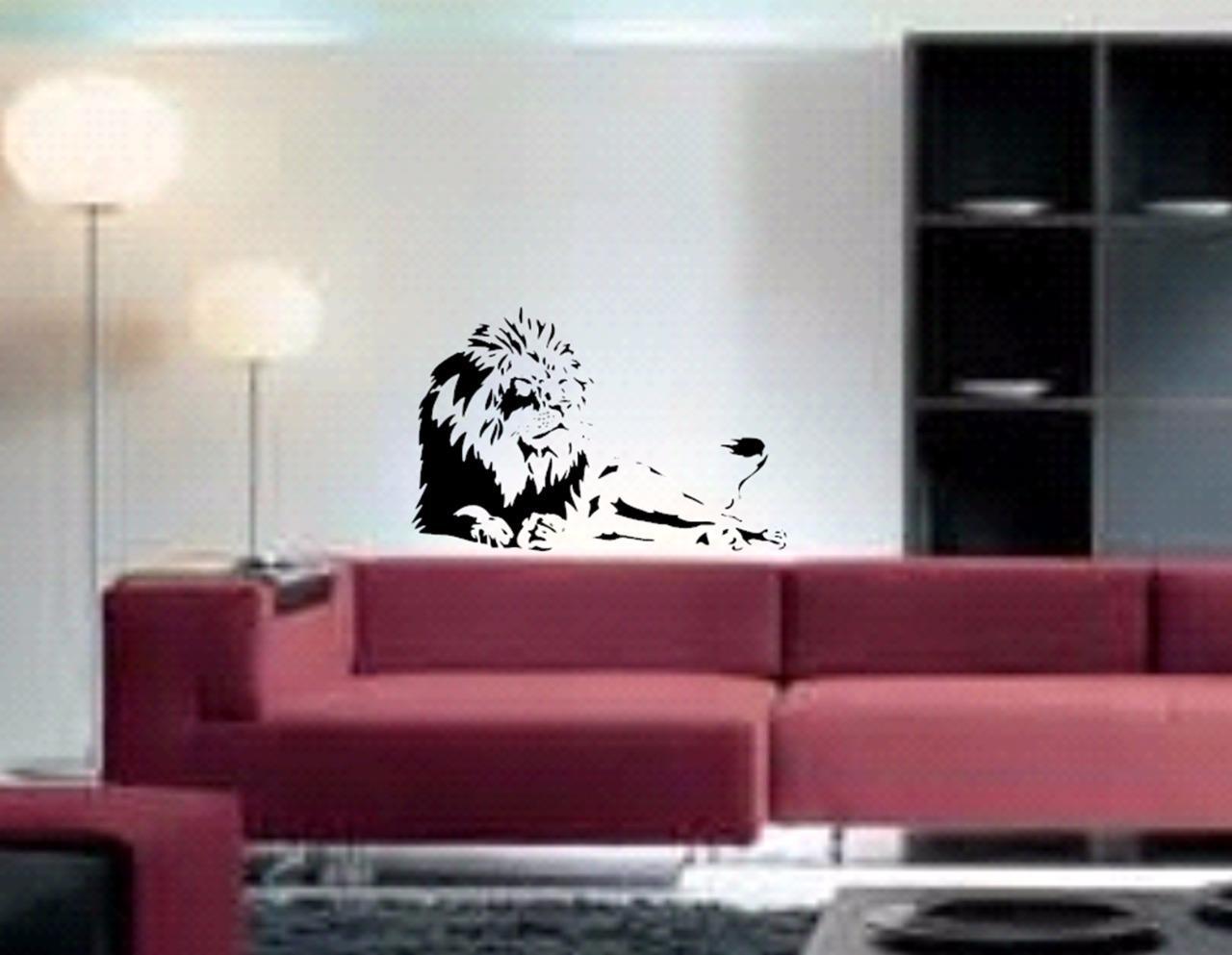 NEW Lion Africa Safari Zoo Animal Kid Room Wall Art Decor Vinyl Decal Sticker