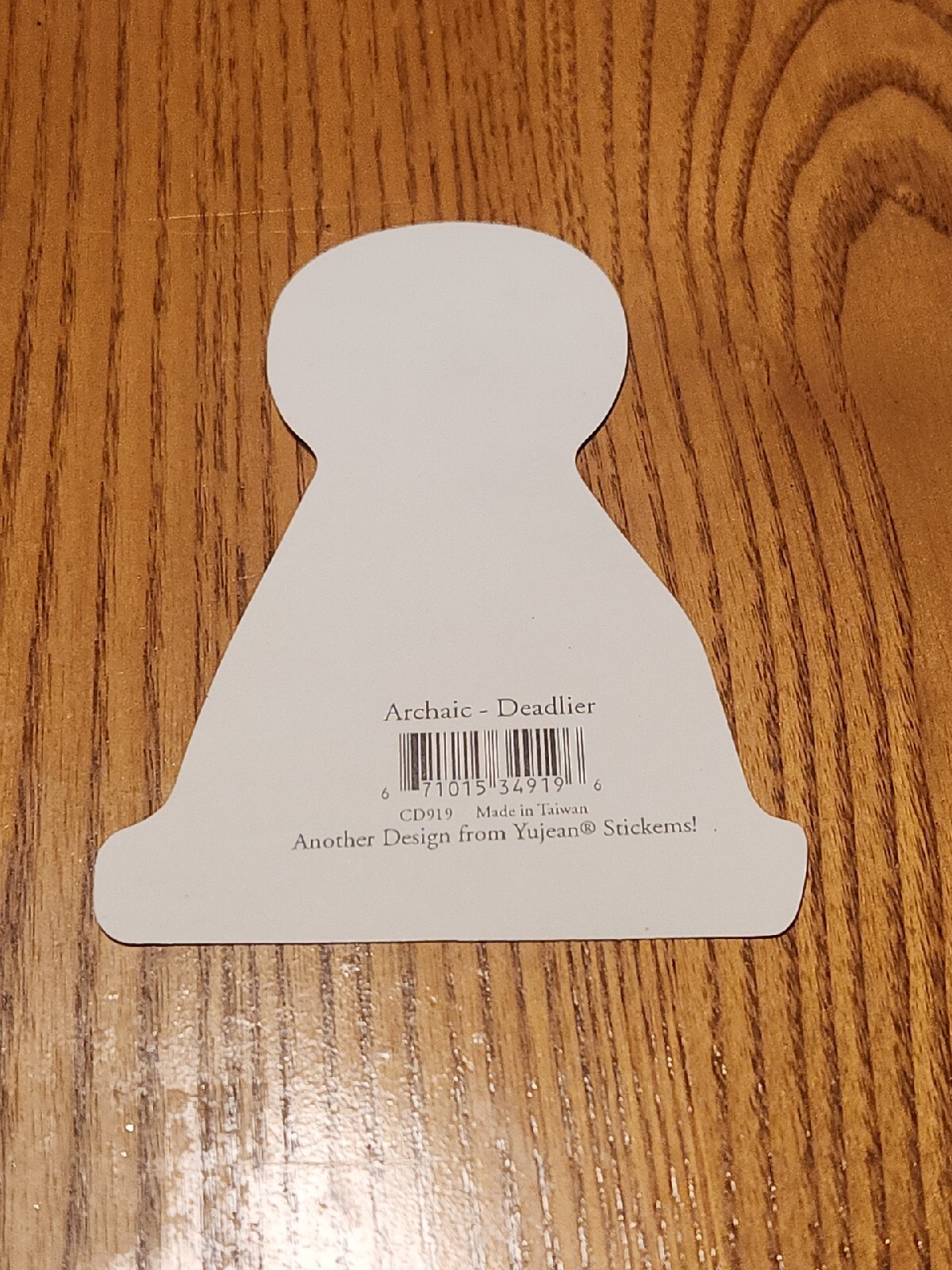 Archaic Smile The Female Of The Species Is Deadlier Than the Male Sticker Decal