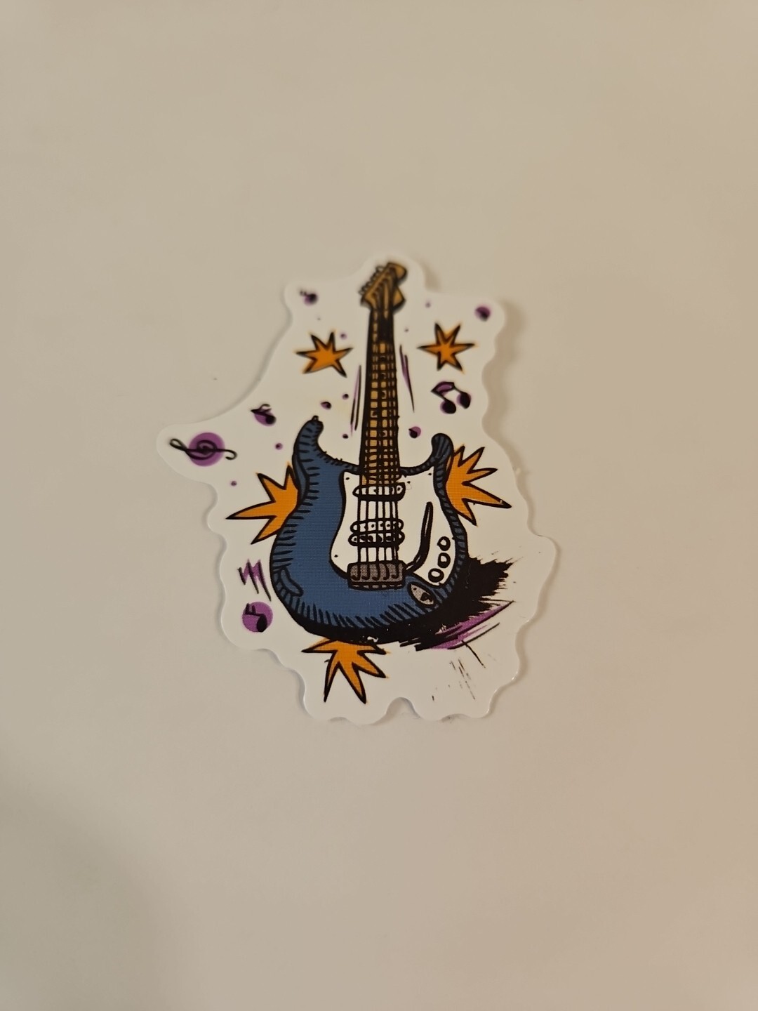 Electric Guitar Sticker / Decal (For Laptop Amp Speaker Guitar Case Accessories)