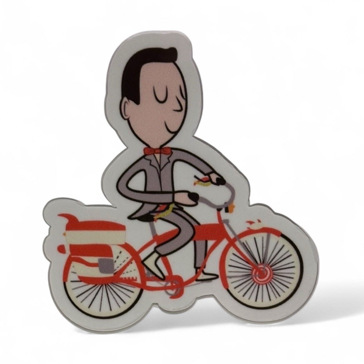 Pee-Wee Herman Retro Bicycle 3” Diecut Vinyl Sticker Decal Funny Big Adventure