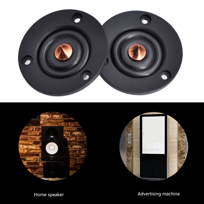 2PCS 2inch 30W Silk Dome Tweeters High Tone Speakers 4Ohm 4Ω Loudspeakers
