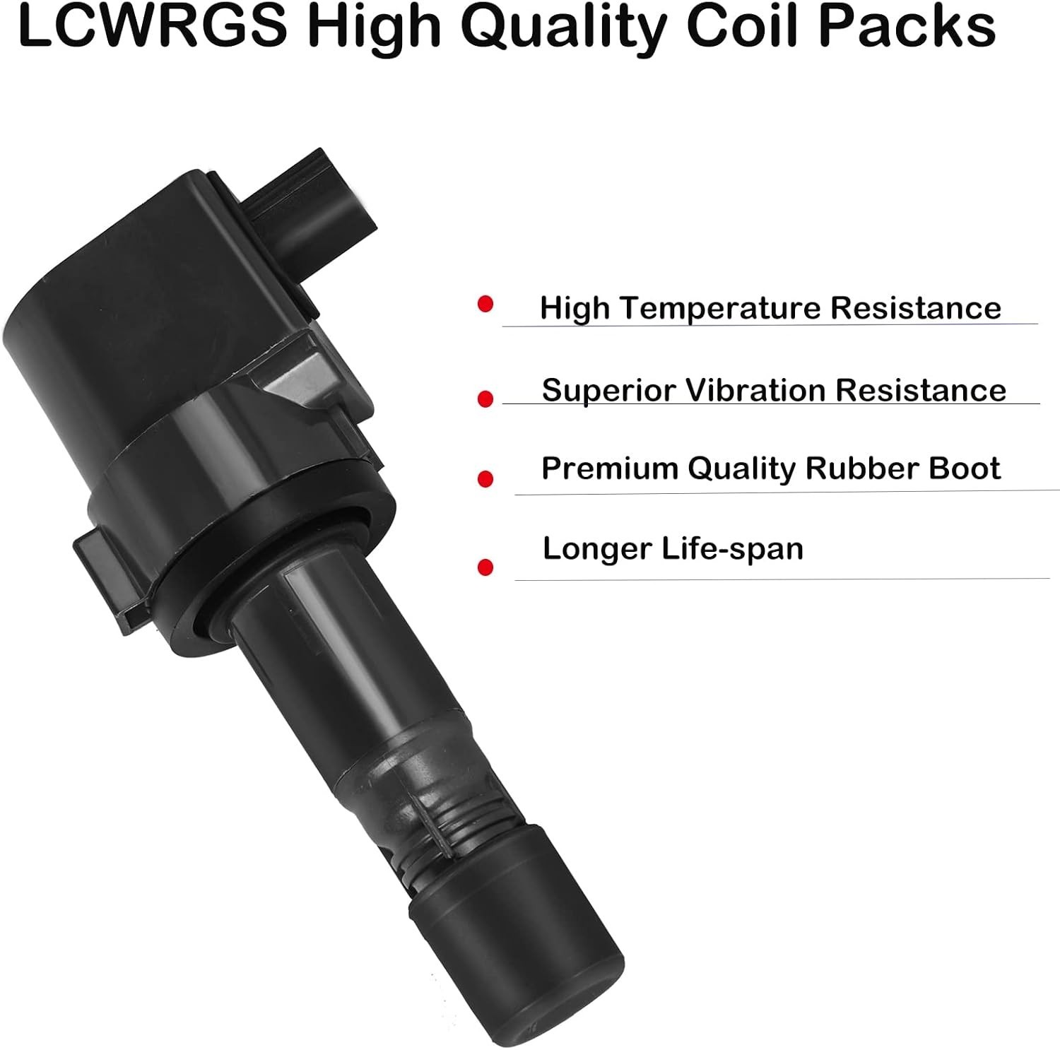 Set of 4 Ignition Coils Compatible with 1.8L L4 2012 2013 2014 2015 Honda Civic