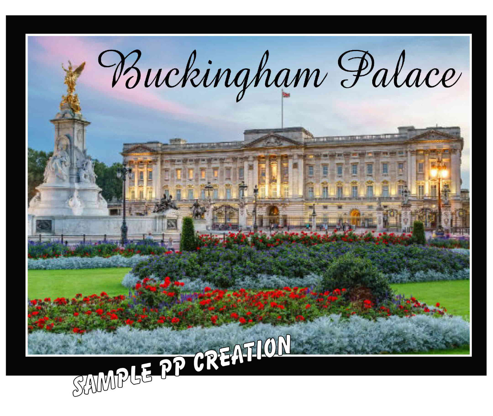 BUCKINGHAM PALACE photo fridge MAGNET 4 X 3 inches TRAVEL