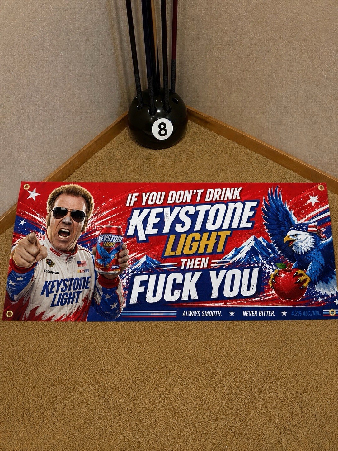 If You Don’t Drink Keystone Light Apple Beer Spirits Vinyl Banner Shop Mancave