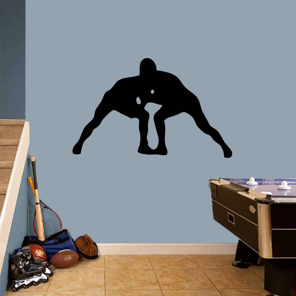 Wrestlers Wall Decal – Sports, Team, Athlete, Man Cave, Bedroom, Locker Room