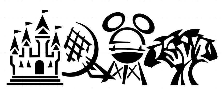 Custom Vinyl Decal Run Disney World Four Parks Sticker Castle Epcot Vacation