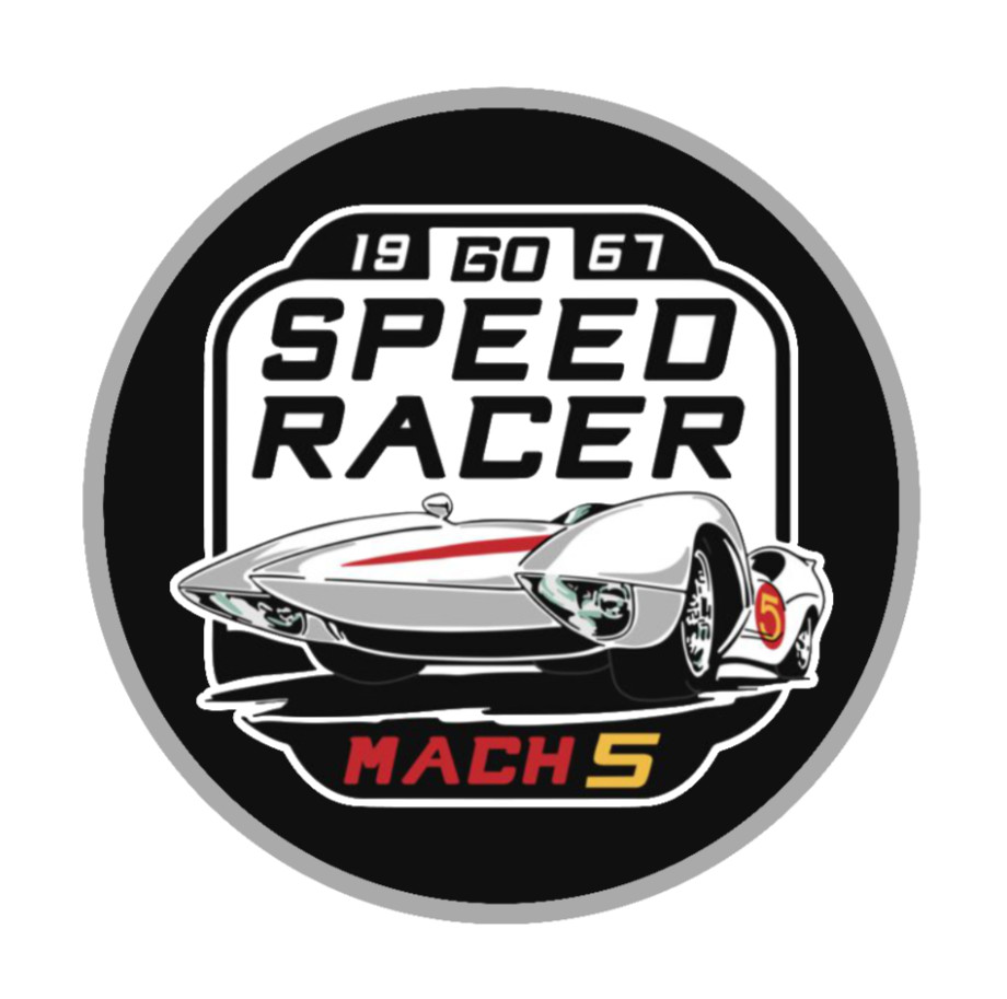 Speed Racer (1967) – 4" Handmade Vinyl Decal Sticker Car Truck Laptop Cooler 26