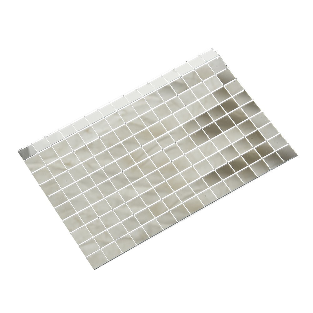 Sophisticated Silver Mosaic Tiles Pack Perfect for Creative Interior Projects