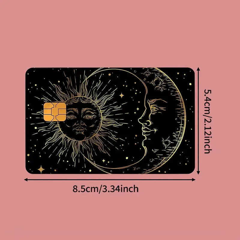 Sun & Moon Celestial Credit Debit Card Skin Sticker