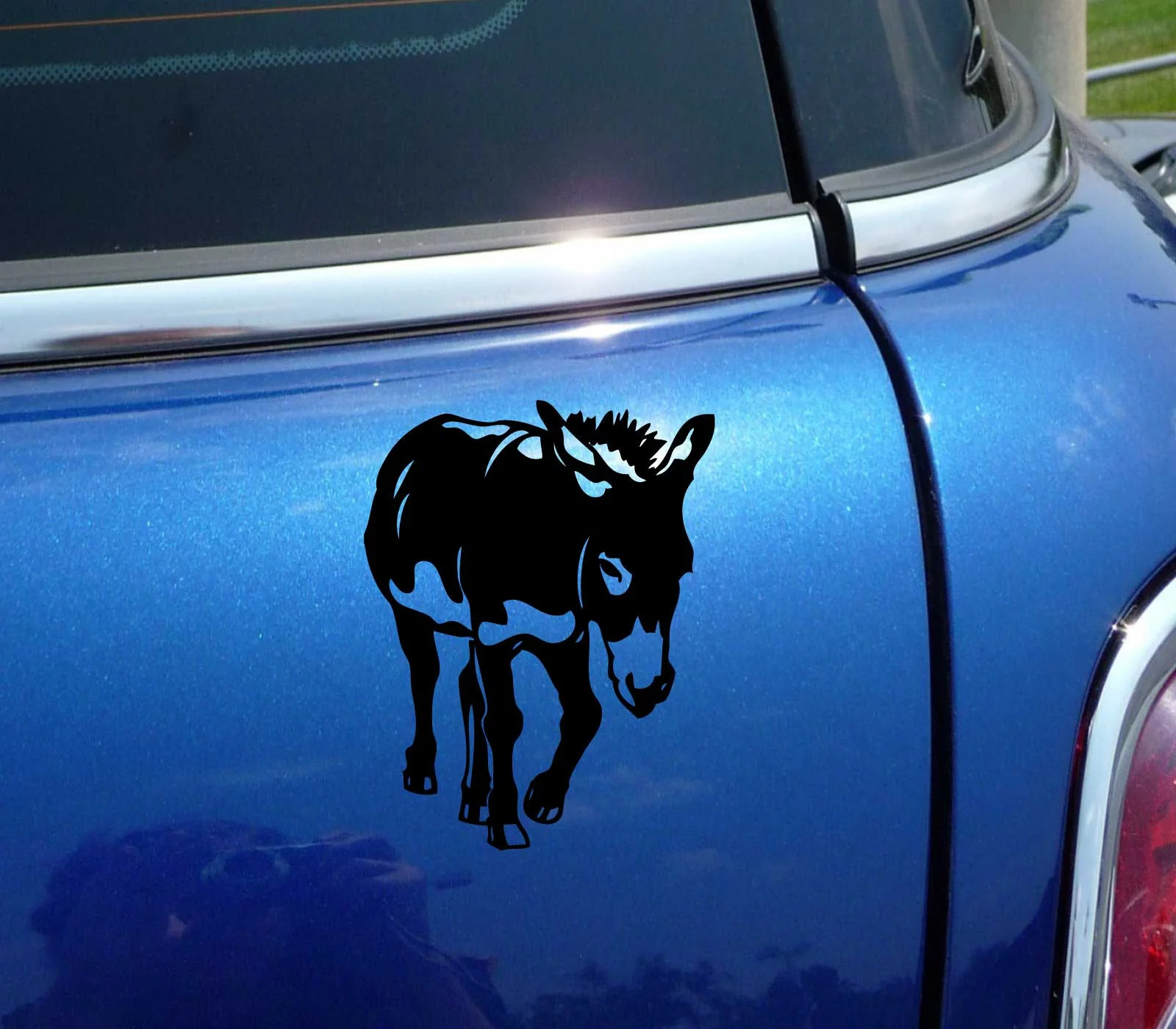 DONKEY MULE BODY FUNNY DECAL STICKER ART CAR WALL DECOR