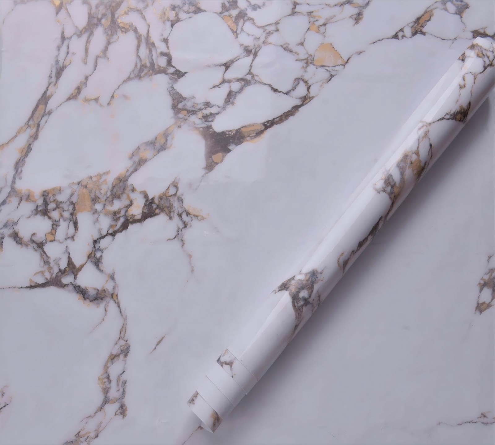 White Gold granite Countertop Marble Contact Paper peel and stick waterproof …