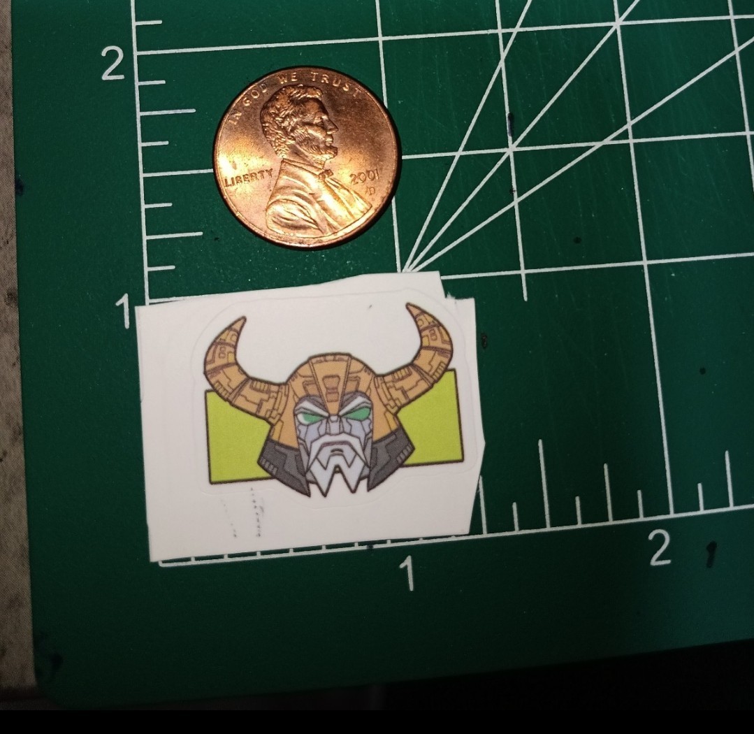 TRANSFORMERS X GALVATRON 1X1 INCH STICKER CELL PHONE COVER STICKER X HIGH-GLOS