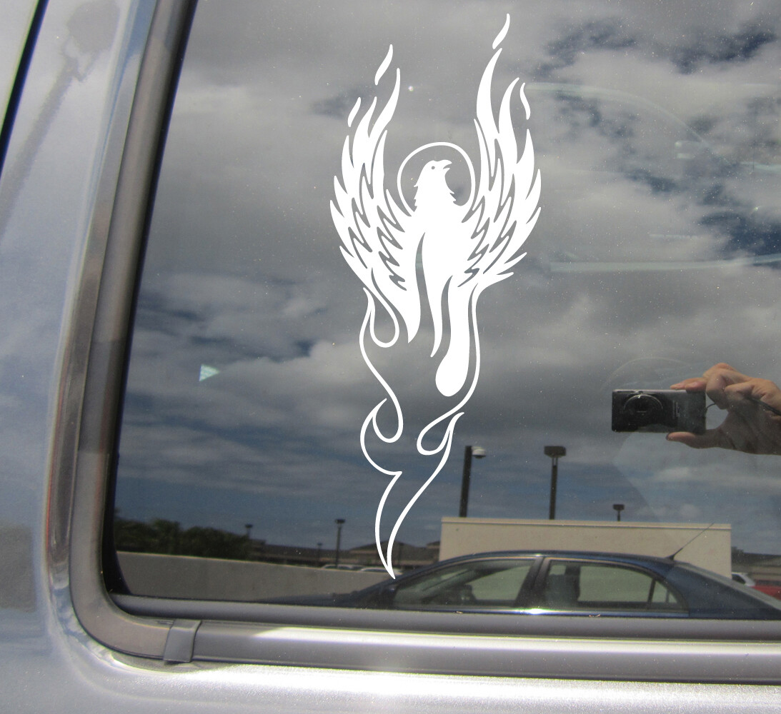 Rising Phoenix Phenix Greek Mythology – Auto Window Vinyl Decal Sticker 06007