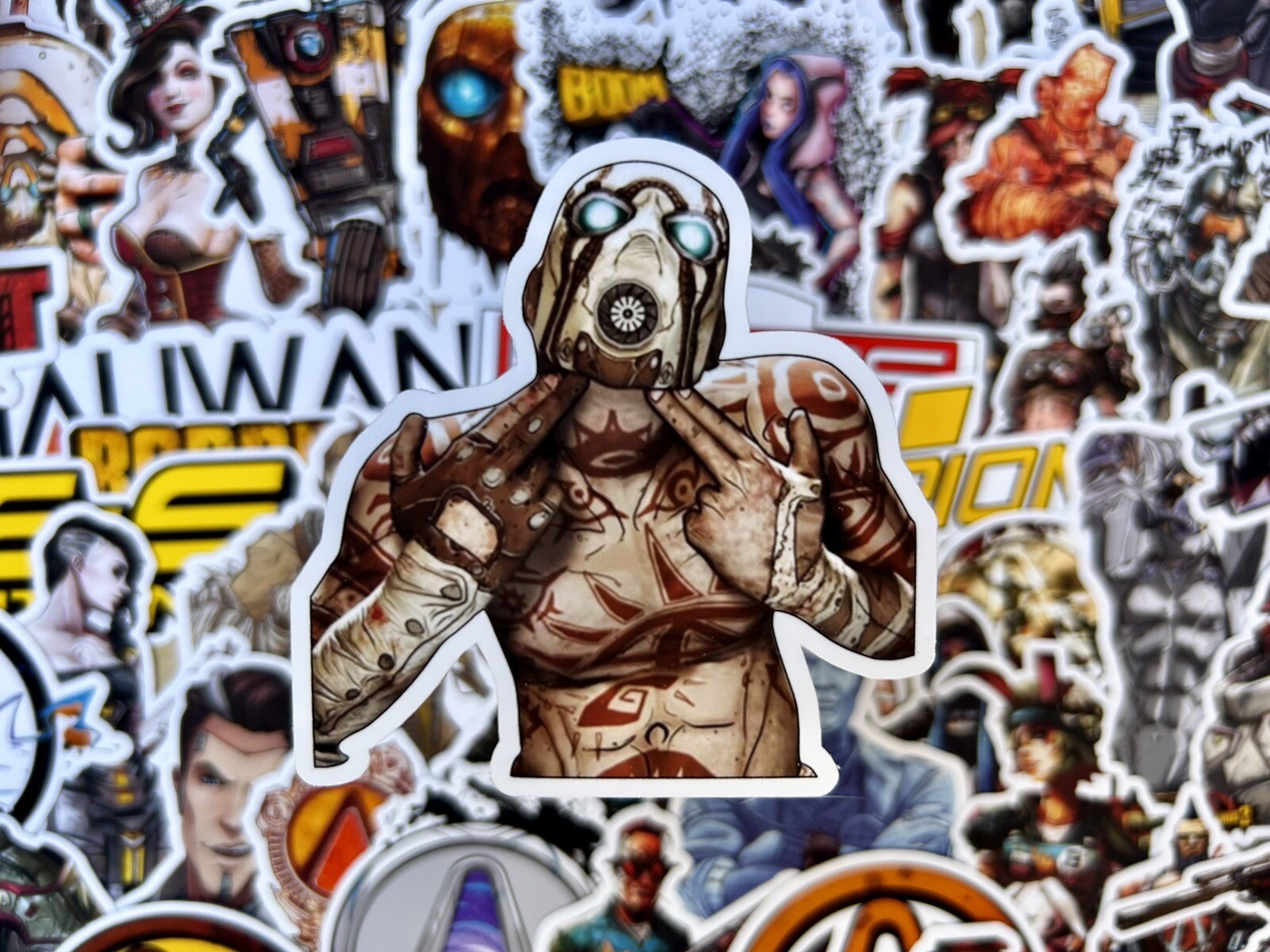 Borderlands Sticker Pack – 50/100 Stickers – Matte Water Res Vinyl