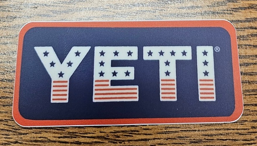 🎆YETI Limited Edition 4th Fourth Of July Sticker 🎇 Stars Stripes USA Flag Logo