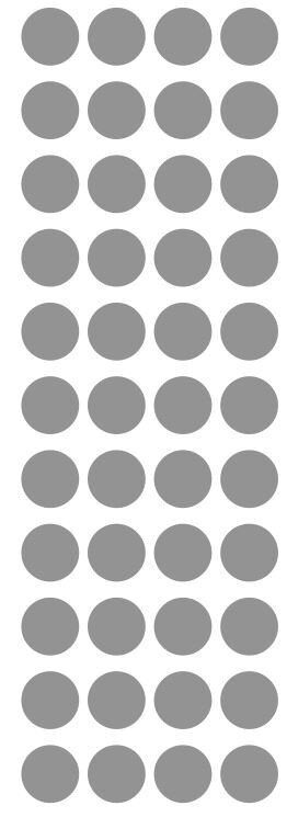 3/4" Silver Round Label Dots Stickers Color Coding Inventory 3/4 Inch Dot