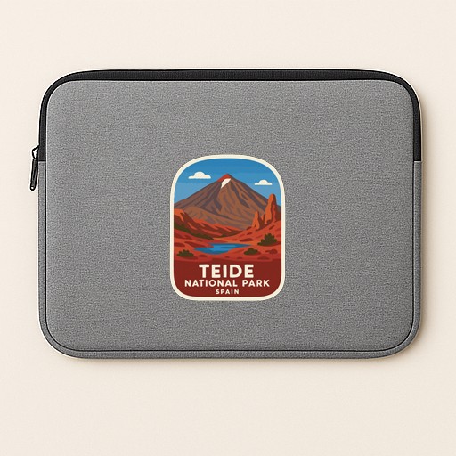 Teide Spain Iron On Heat Transfer Vinyl HTV Die-Cut World National Parks