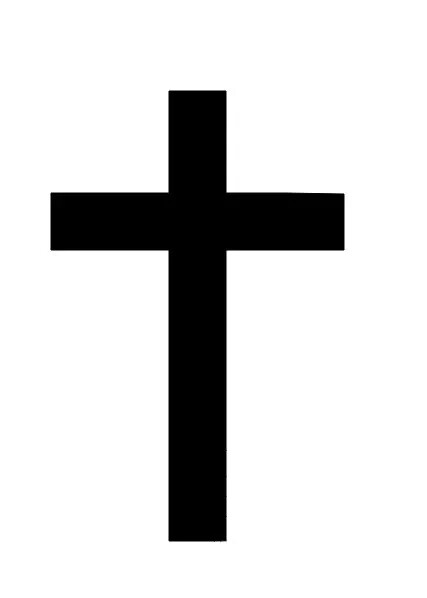 Cross Vinyl Die Cut Decal Sticker – Jesus Christ Christian Religious God Church