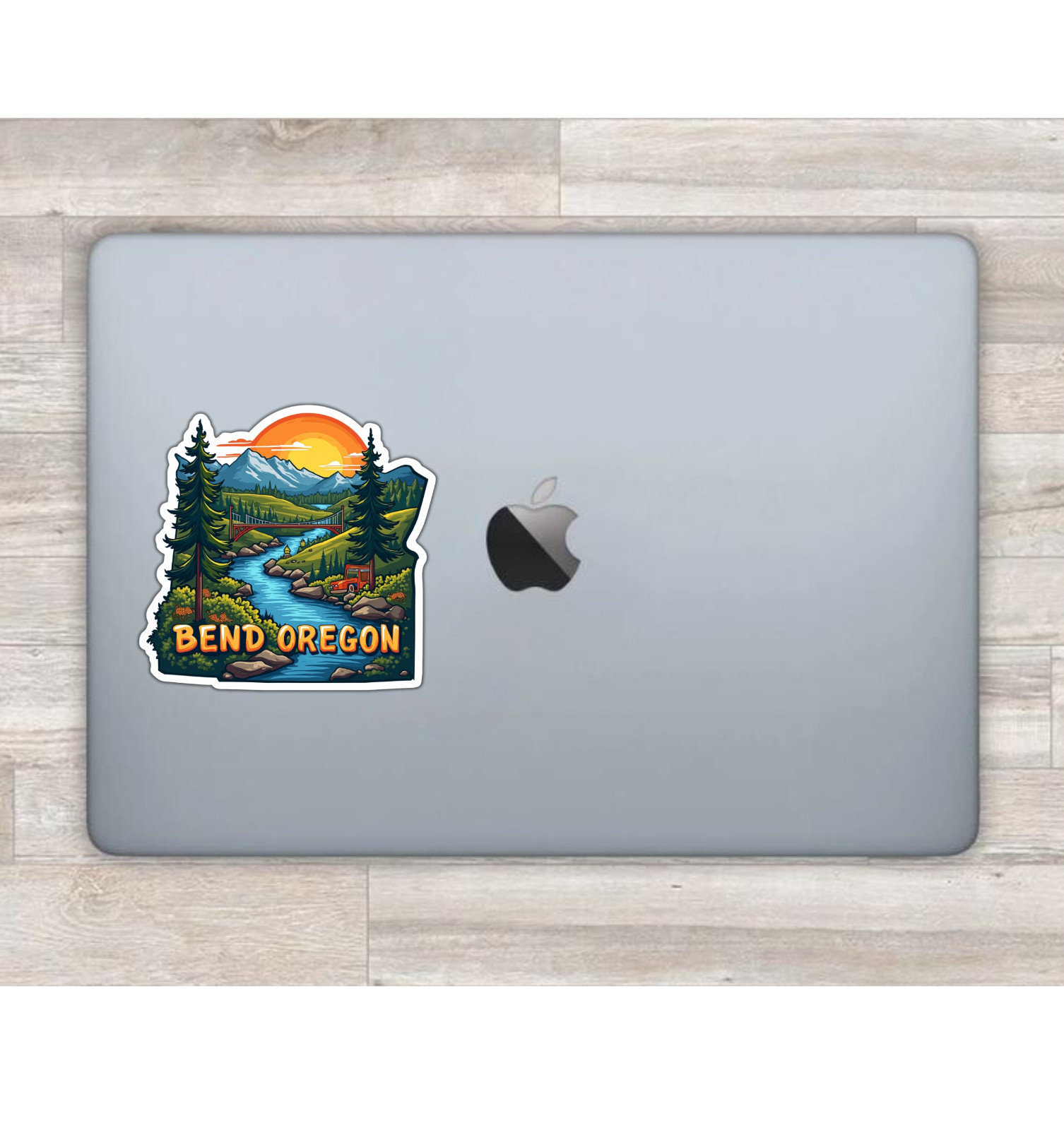 Bend Oregon Fridge Magnet or Laptop Sticker
