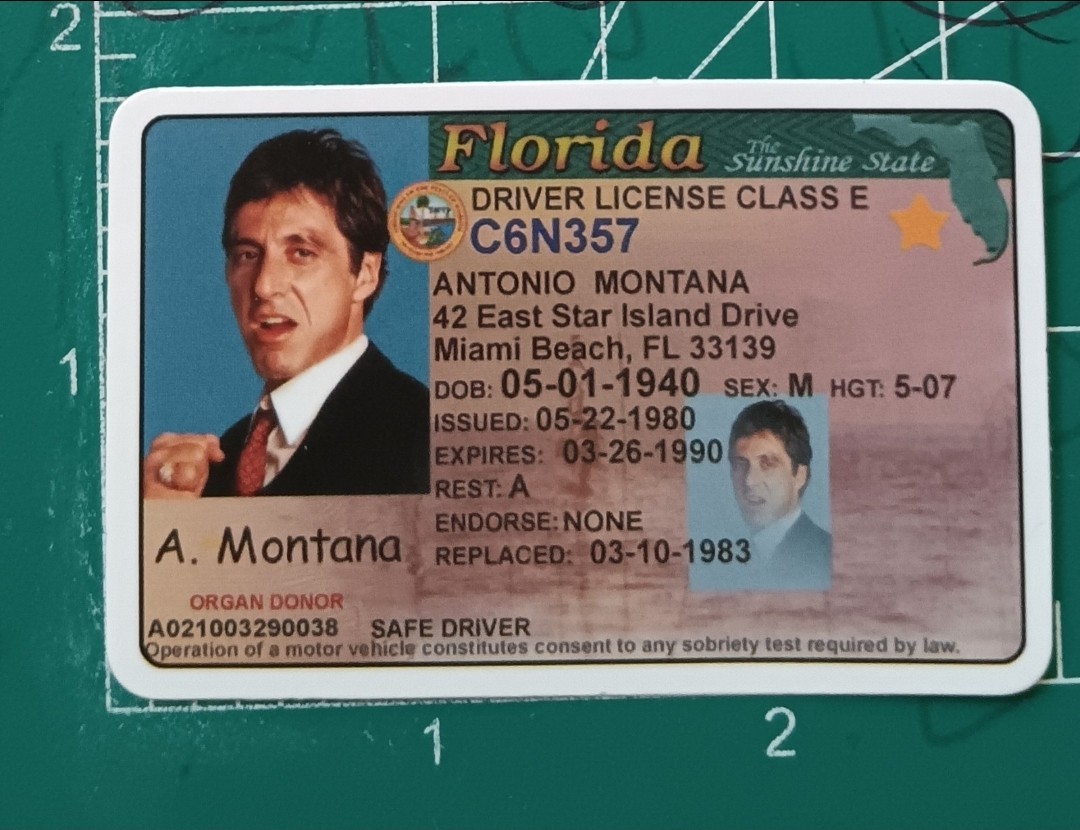 SCARFACE THE MOVIE X DIE-CUT STICKER X MATTE DIE-CUT STICKER X SCARFACE X X X X
