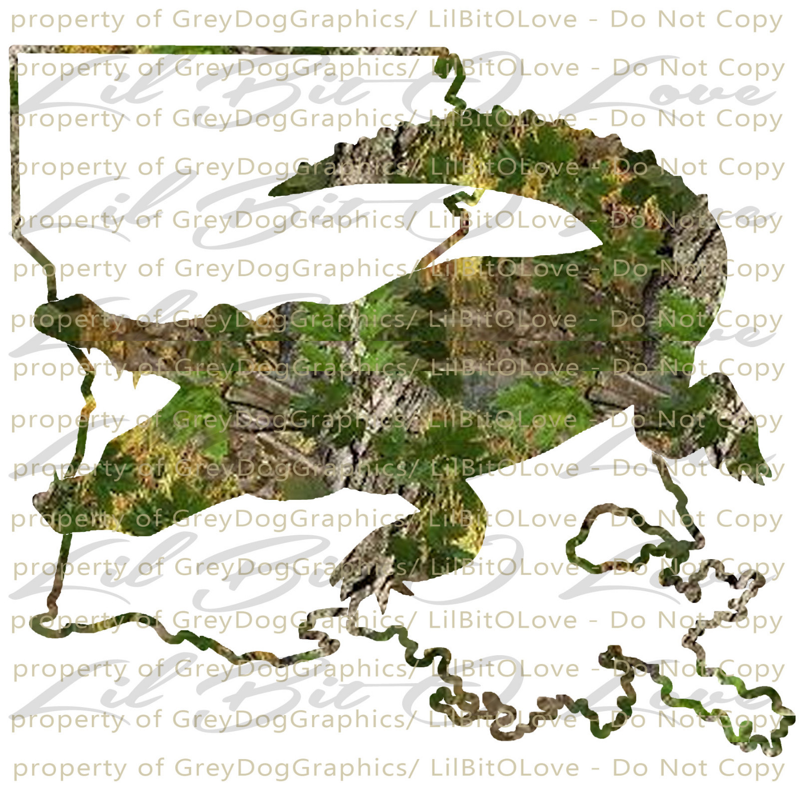 Camo Alligator Gator Louisiana State Outline Hunter Vinyl Decal Sticker Hunting