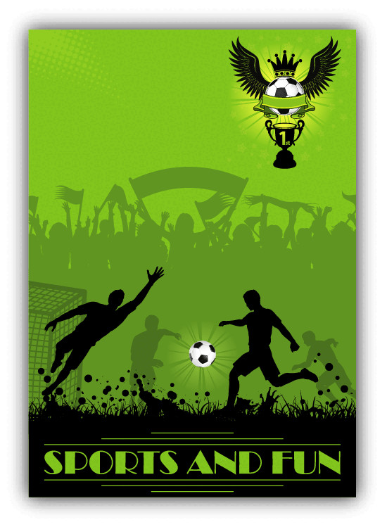Sports And Fun Soccer Football Car Bumper Sticker Decal