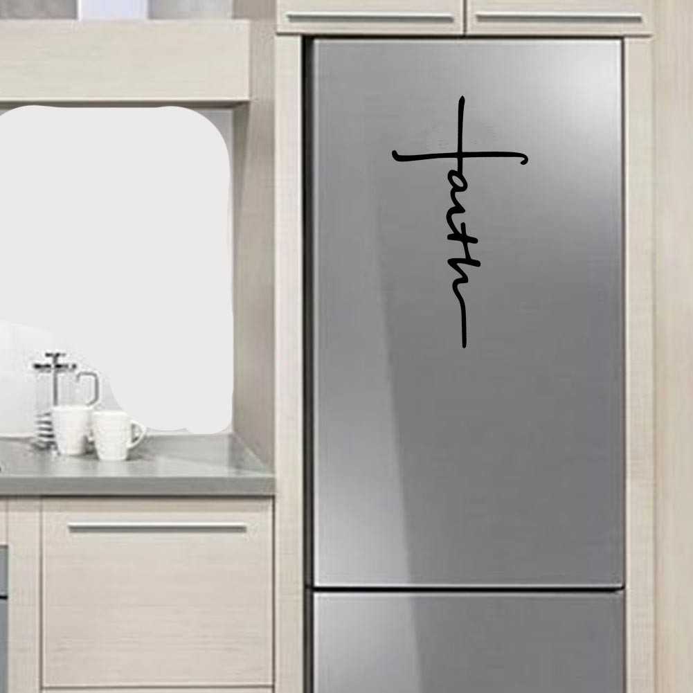 Faith Cross Christian Church Vinyl Decal Sticker for Car Window Wall Door