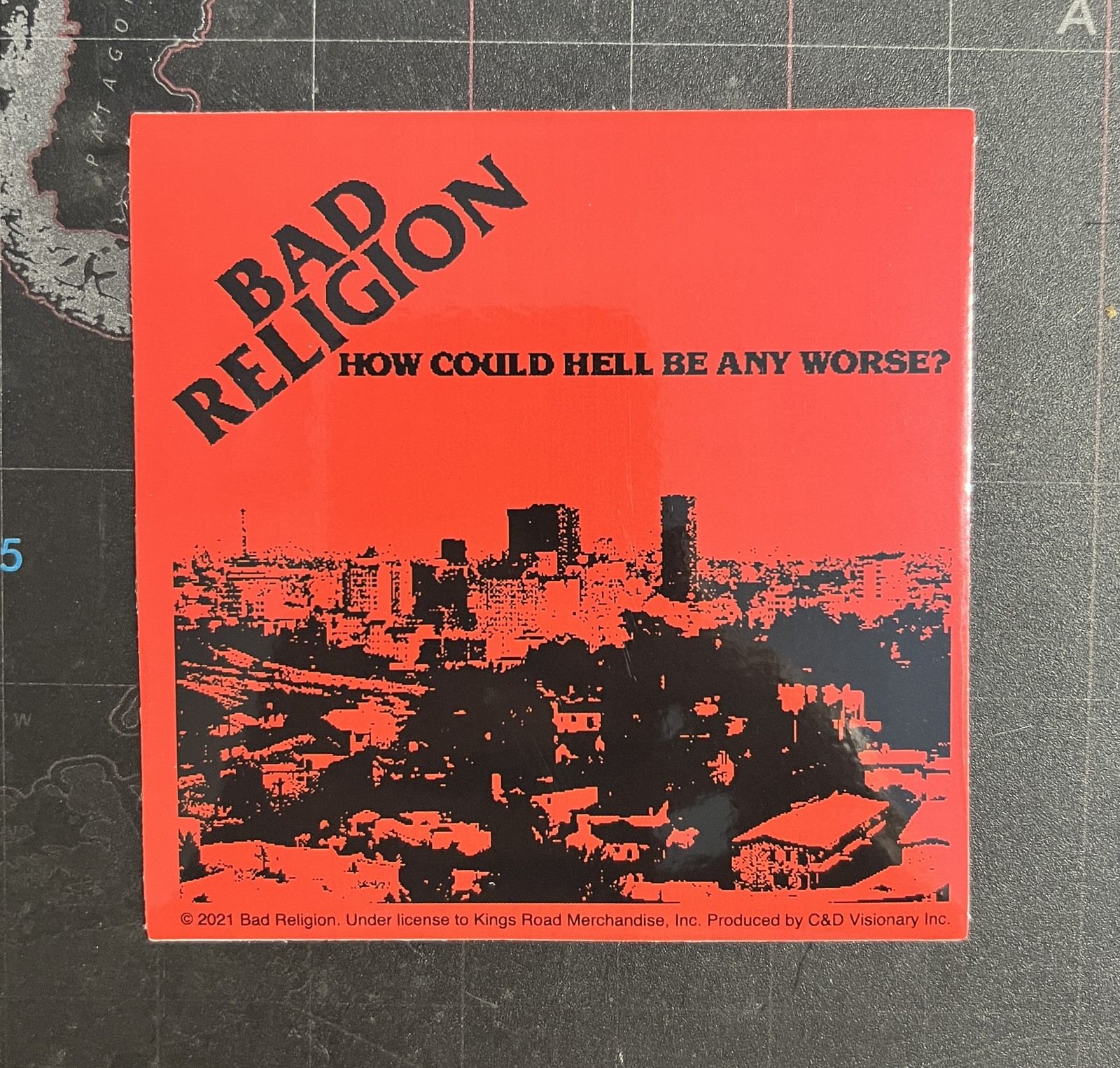 Bad Religion How Could Hell Be Any Worse Sticker B017S