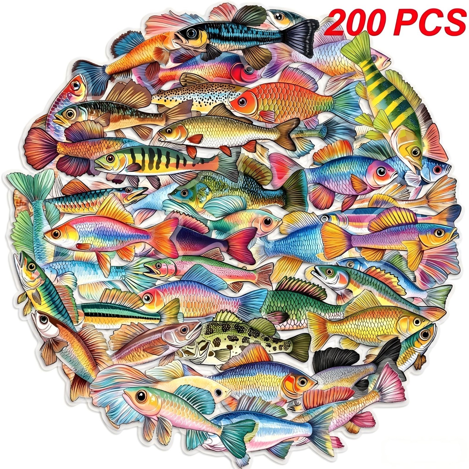 200x Cute Sticker Pack Waterproof Vinyl Decals for Laptop Water Bottle Scrapbook