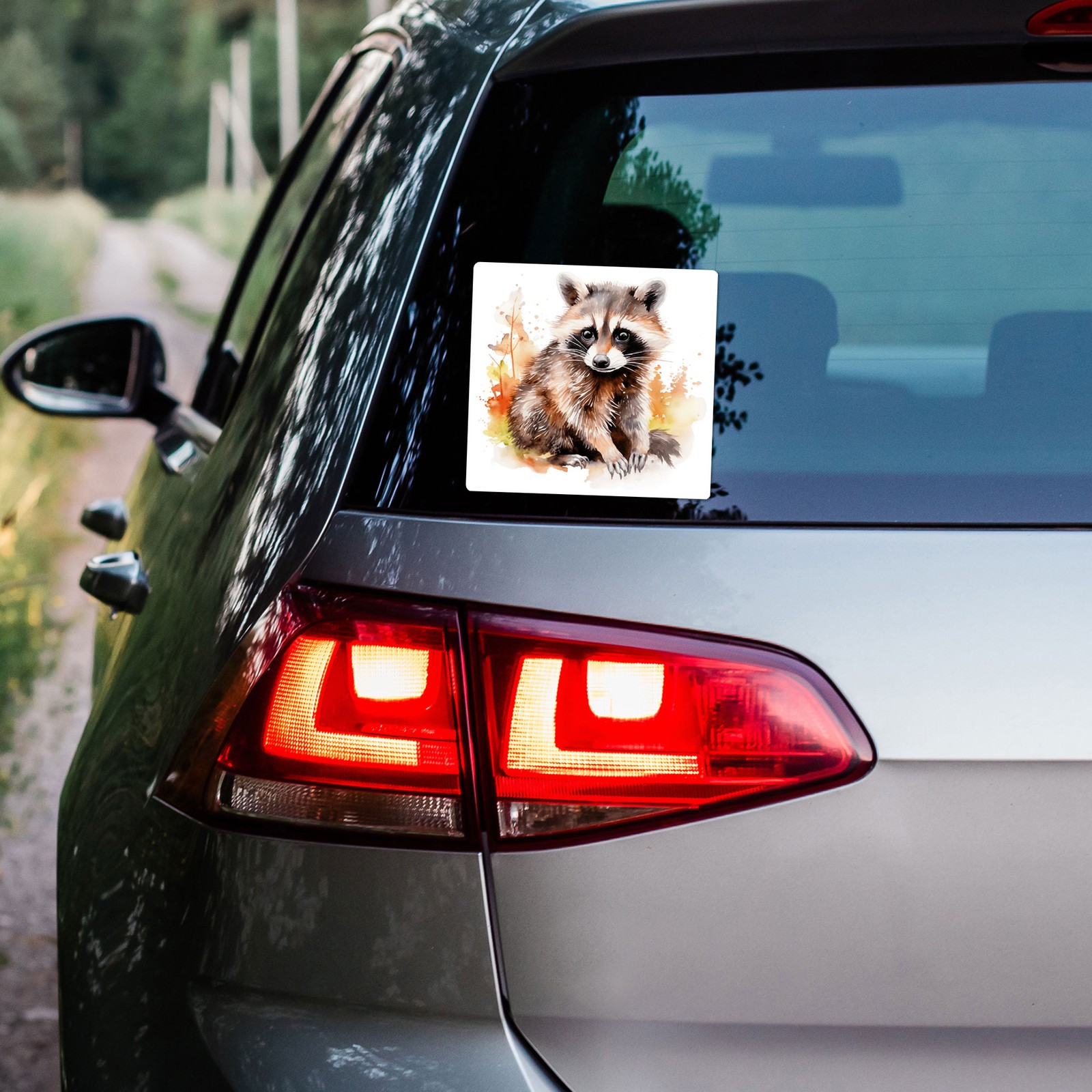Baby Raccoon – Vinyl Decal Sticker – Car Window Laptop – ebn9731