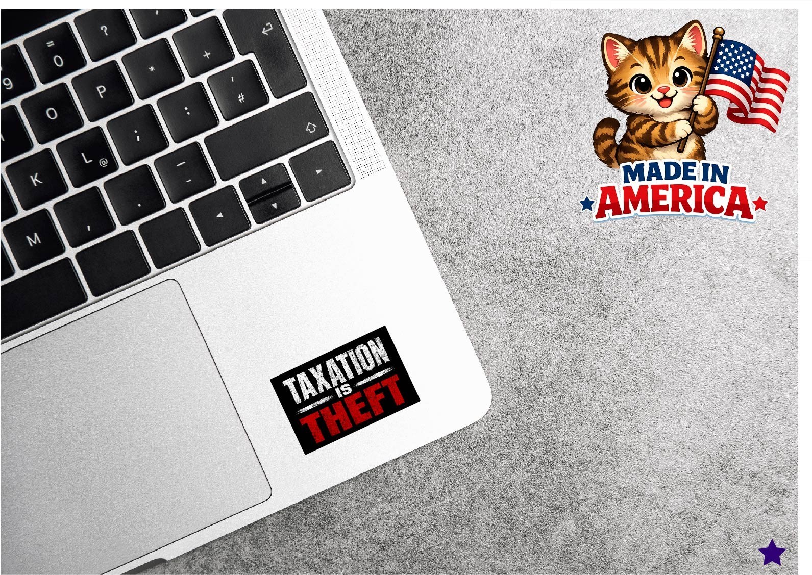 Taxation is Theft Decal Sticker Property Income Gov Protest Anti Socialism Poor