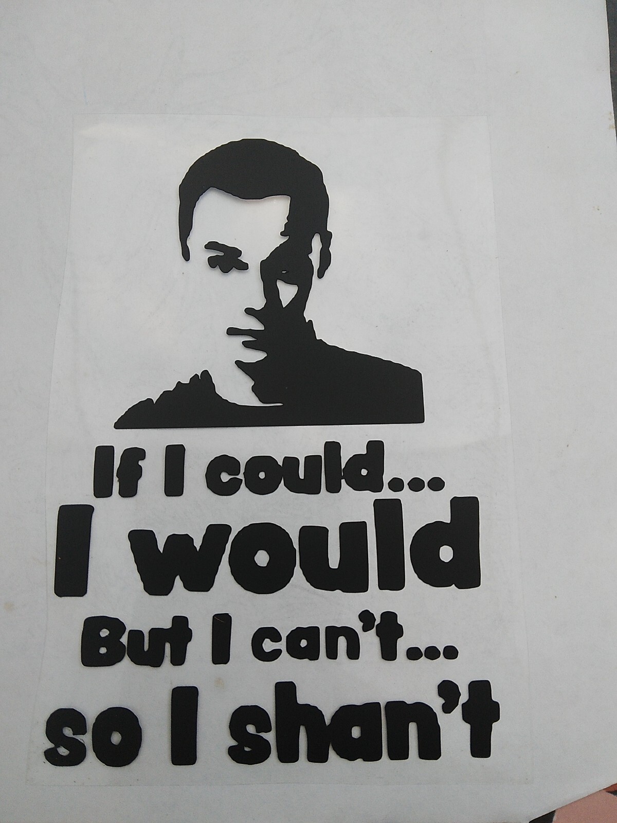 Sheldon Copper Big Bang Theory Decal