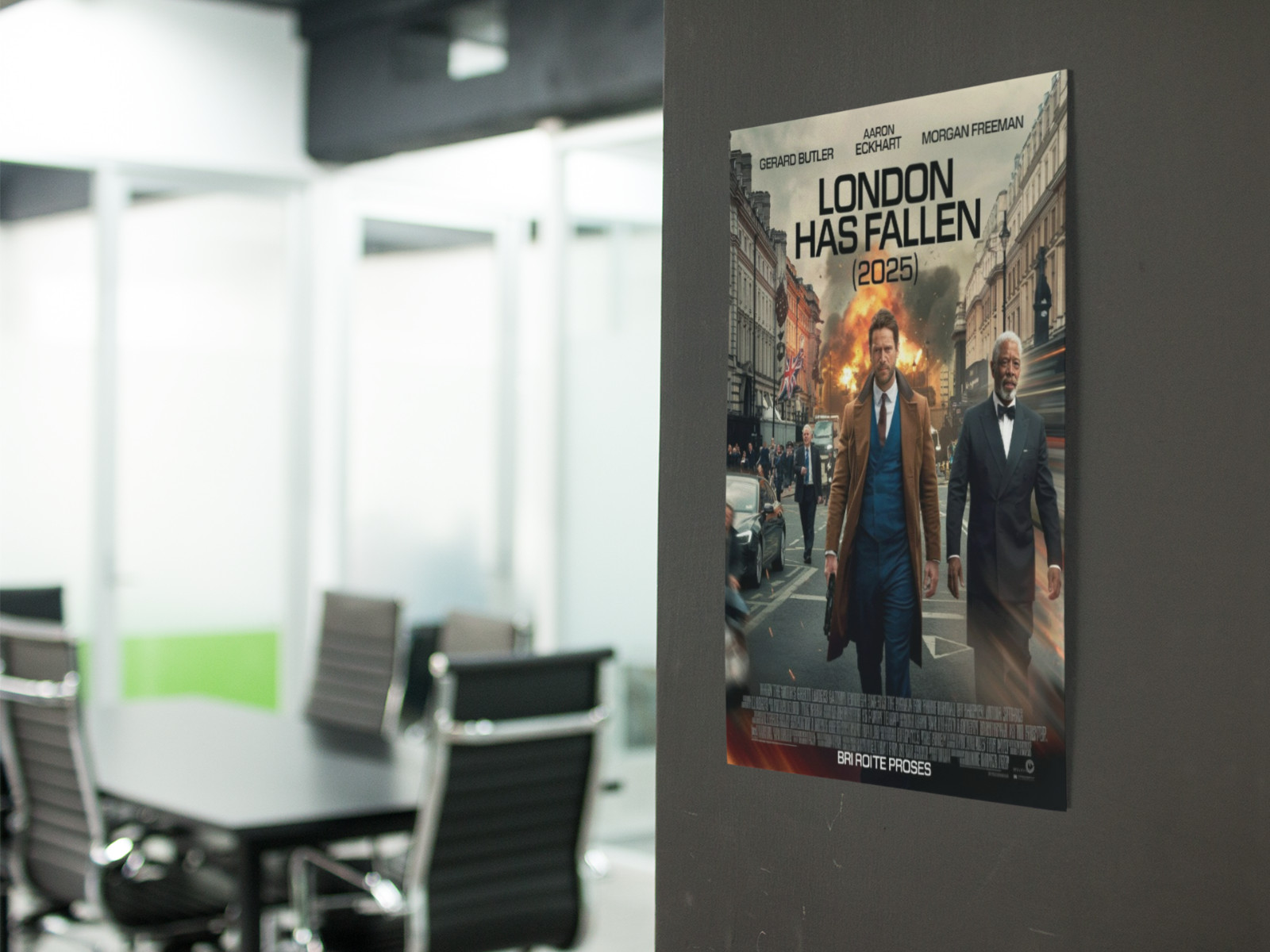 Action Thriller Movie Style Wall Vinyl Decal Poster Graphic Removable Adhesive