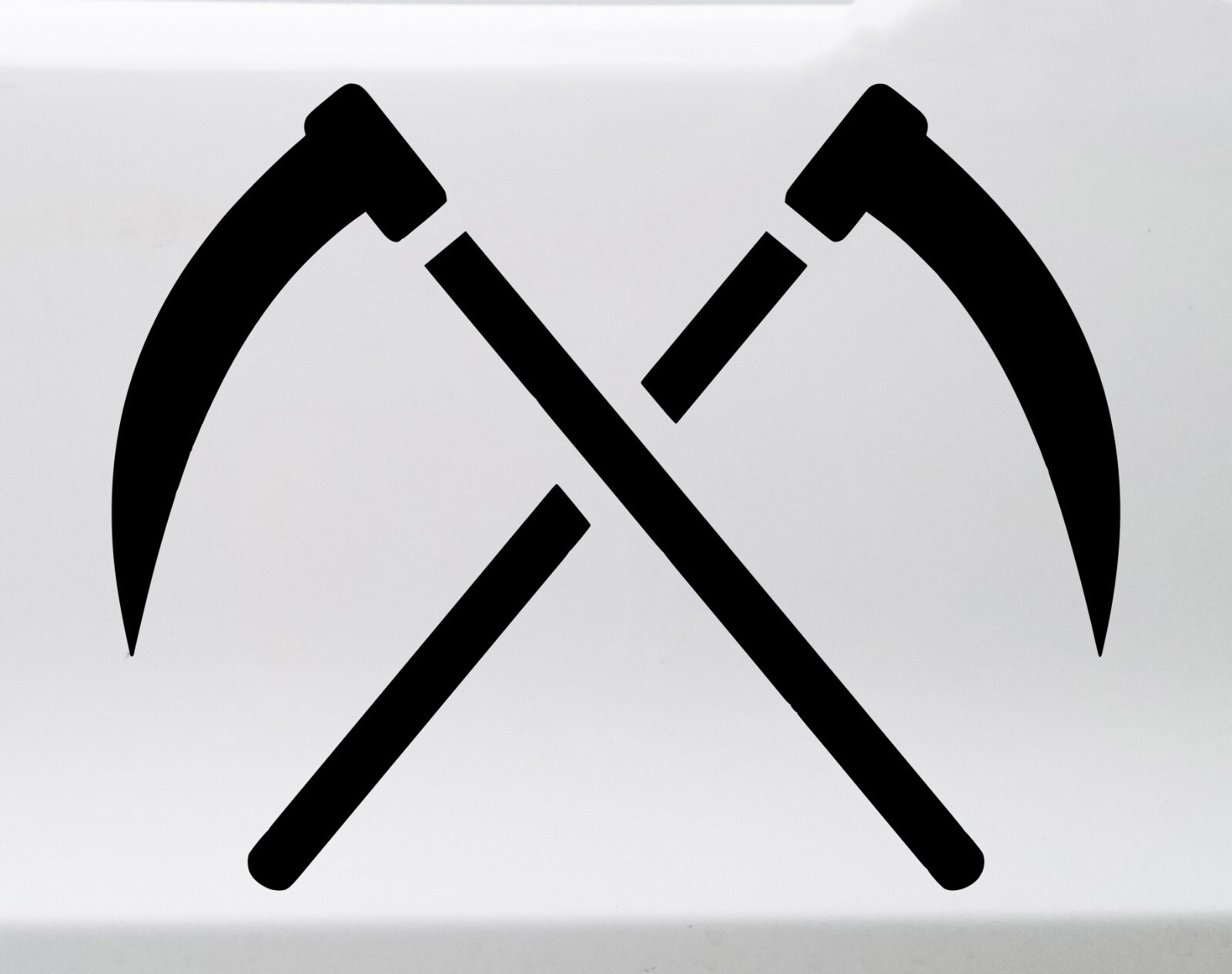 Crossed Scythes Vinyl Decal V2 – Grim Reaper Death – Die Cut Sticker