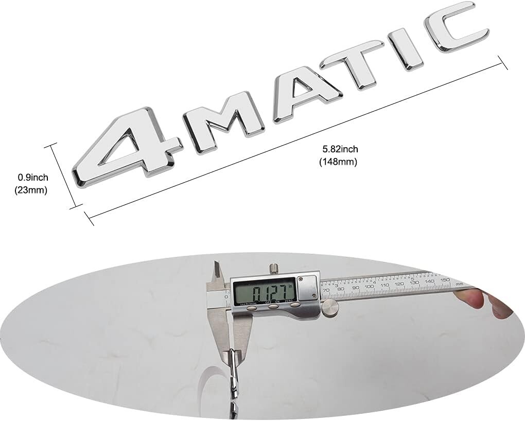 Adhesive Chrome Emblem for Mercedes-Benz – Elegant Upgrade for Your Vehicle